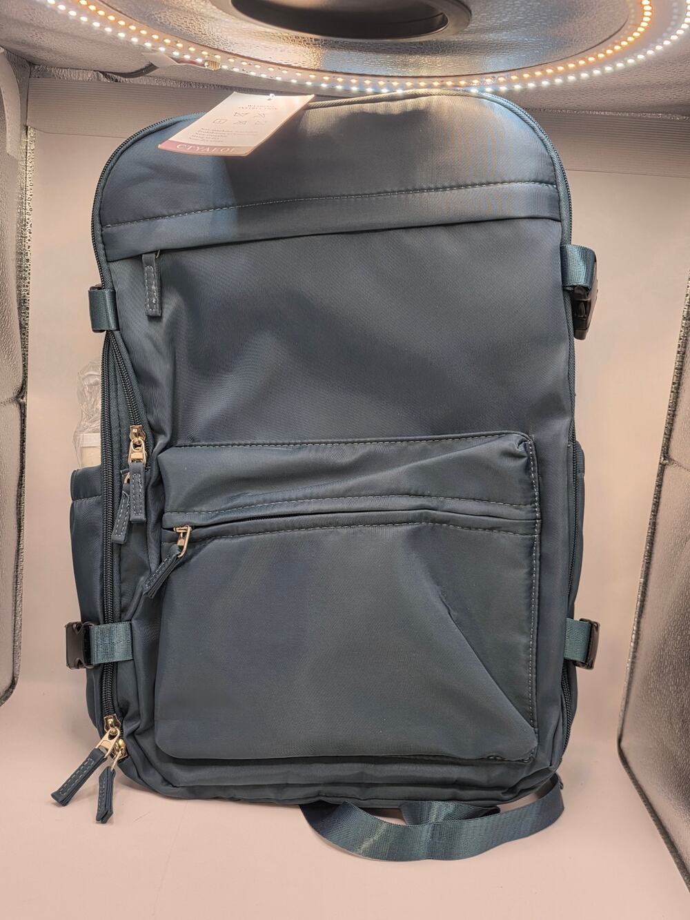 Travel Backpack Carry On Luggage Weekender Bag Blue NEW